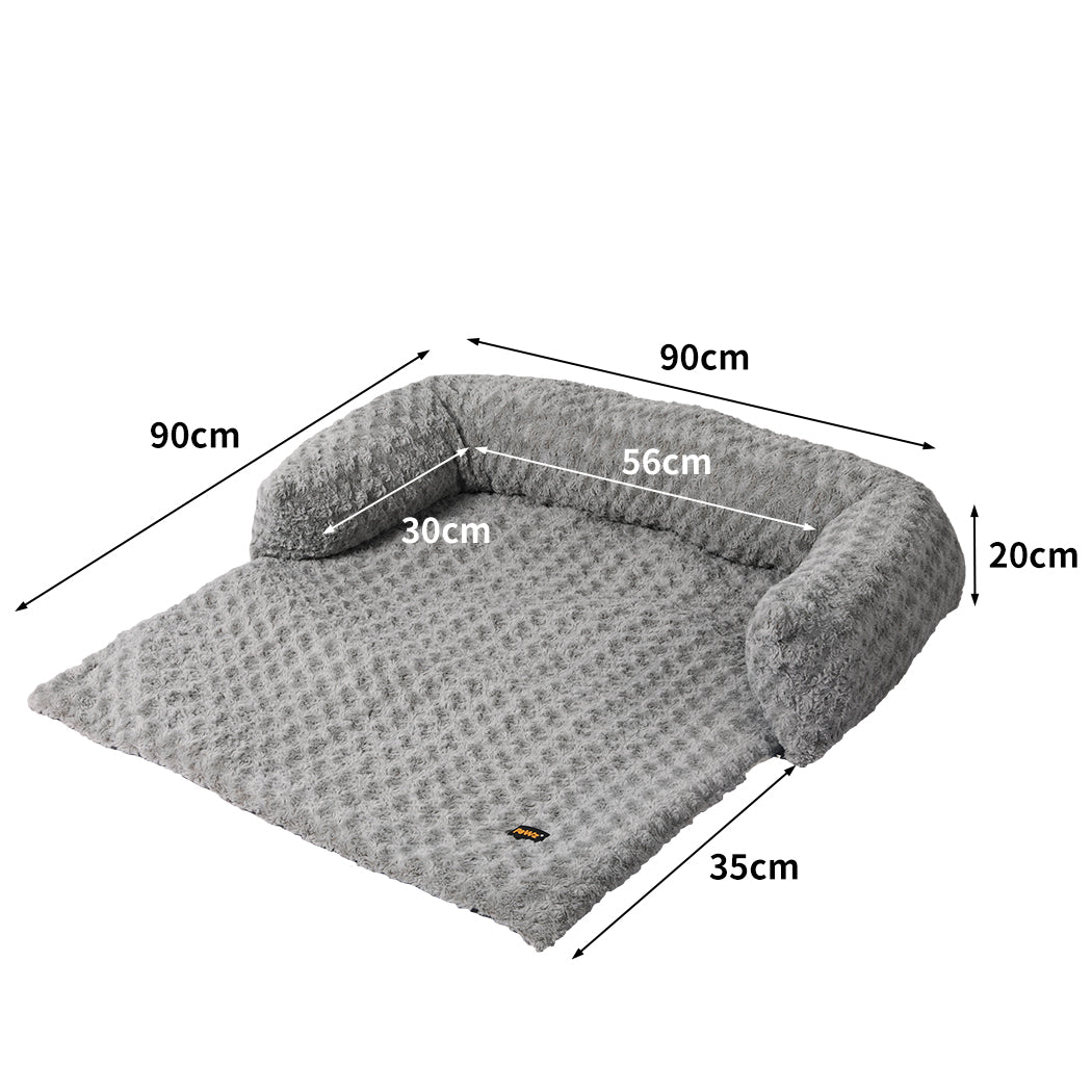 Dog Couch Protector Furniture Sofa Cover Cushion Washable Removable Cover Medium - Grey Medium