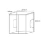 Garden Hydroponics Grow Room Tent Reflective Aluminum Oxford Cloth 240x120cm