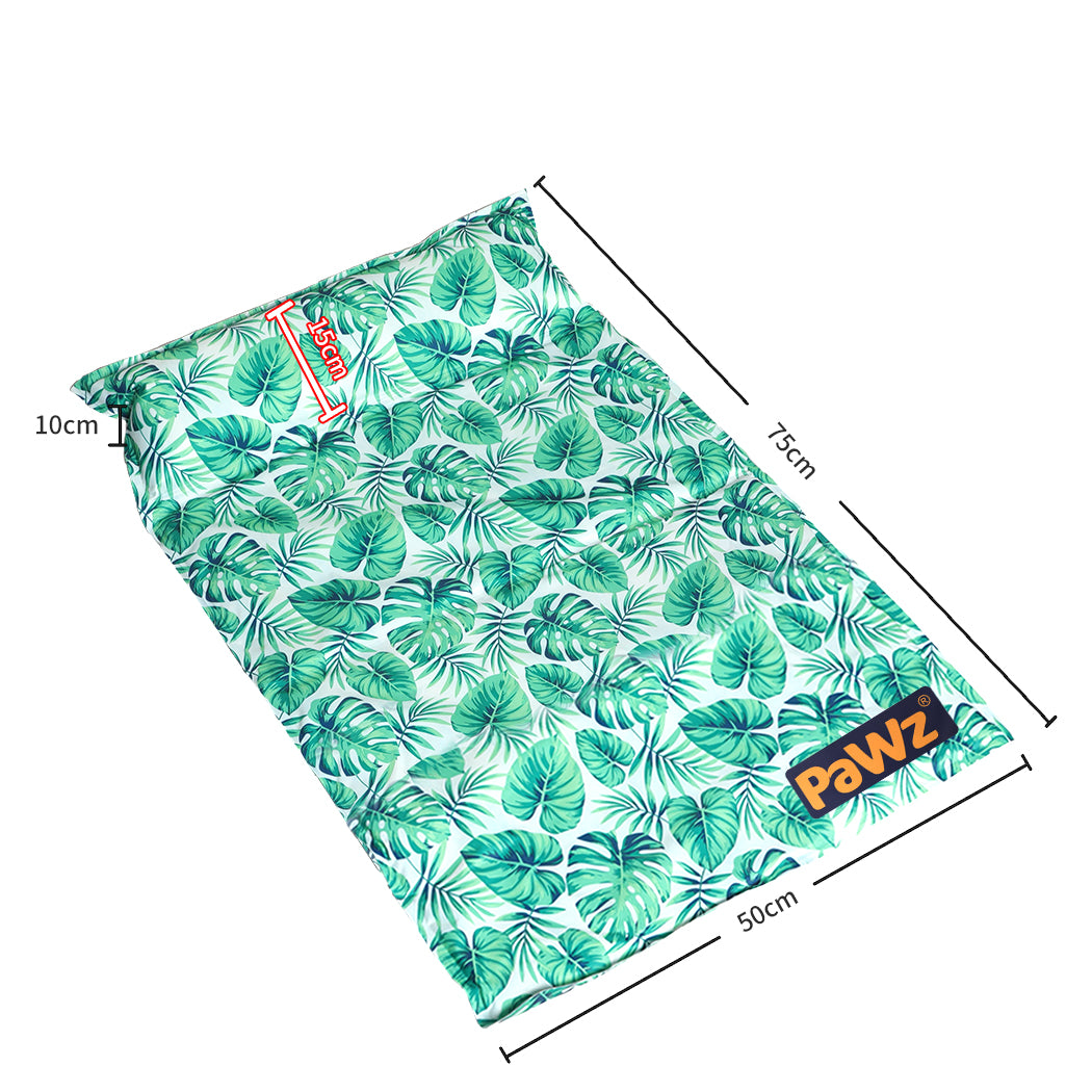 SMALL Cat Beds Pet Cooling Mat Gel Non-Toxic - Green