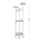 Plant Stand Outdoor Indoor Flower Pots Rack Garden Shelf White 120CM