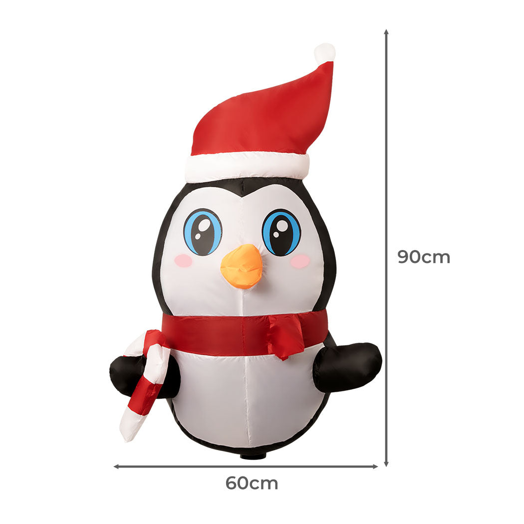 Penguin Christmas Inflatable Xmas Decorations - 90cm