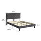 Hessonite Bed & Mattress Package - Grey Queen