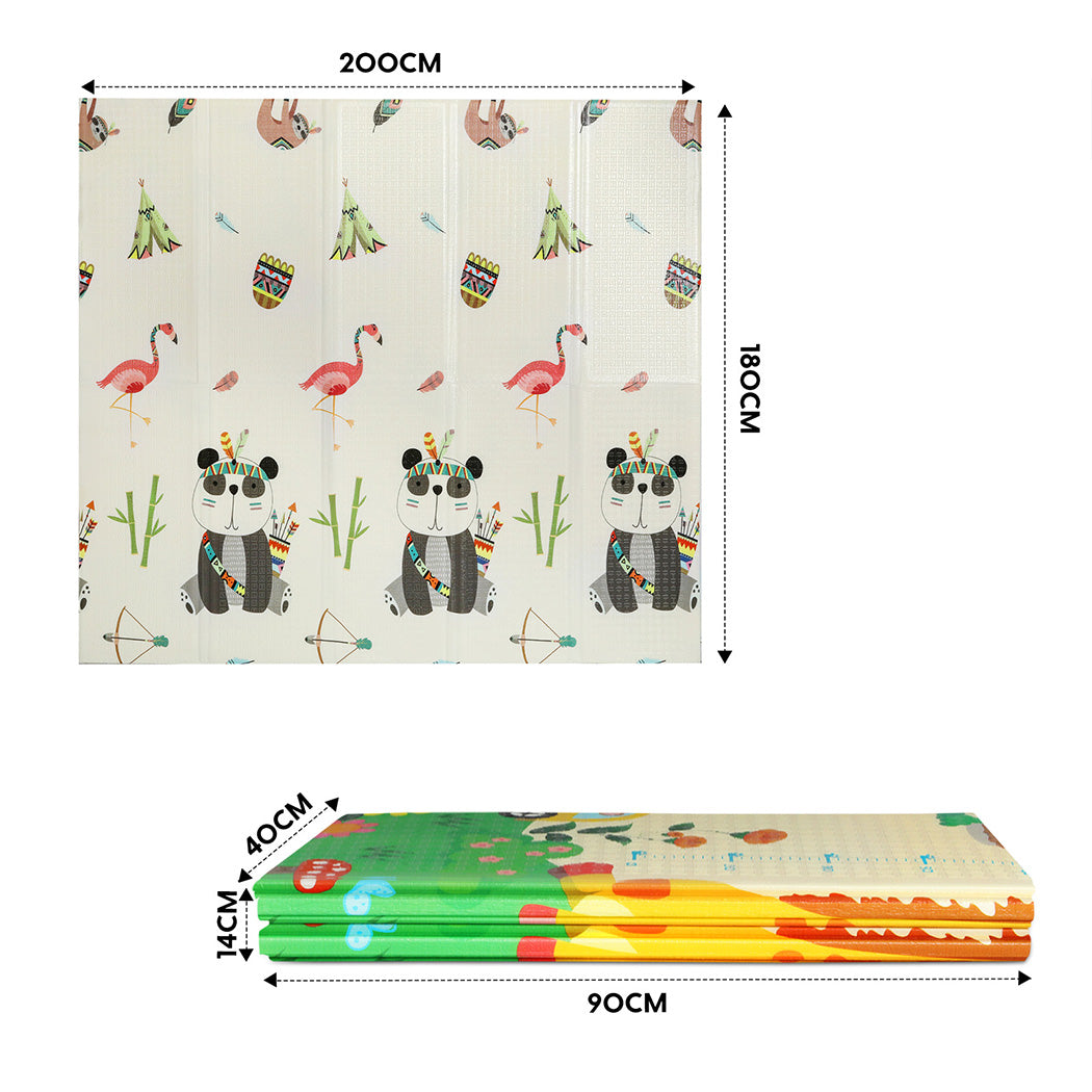 Kids Play Mat Baby Crawling Pad Ocean Floor Foldable XPE Foam Non-slip Carpet