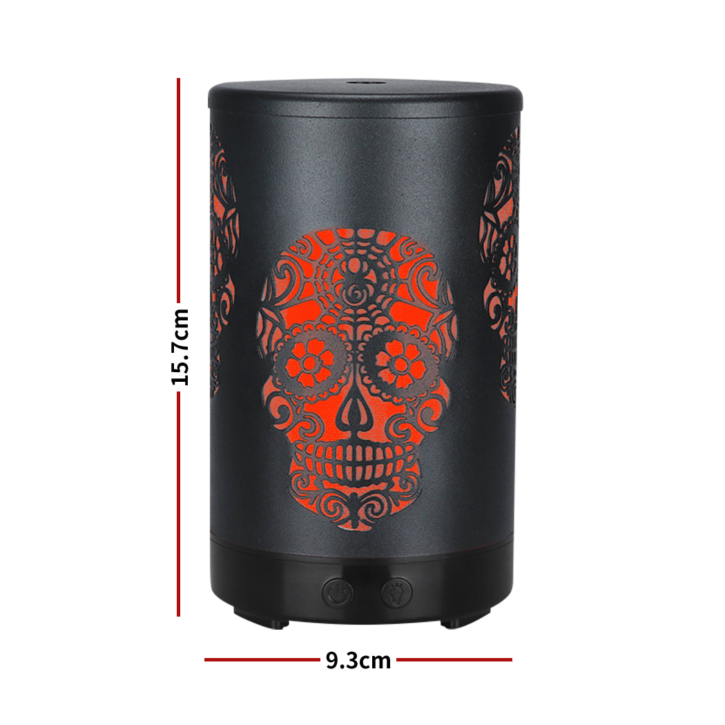 Aroma Diffuser Aromatherapy Ultrasonic Humidifier Essential Oil Purifier Skull