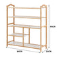 Levede Bamboo Shoe Rack Storage Wooden