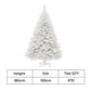6ft 1.8m 670 Tips White Christmas Tree