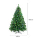 5ft 1.5m 500 Tips Pre Lit Artificial Christmas Tree 8Mode Led Lights Xmas Bushy Decor