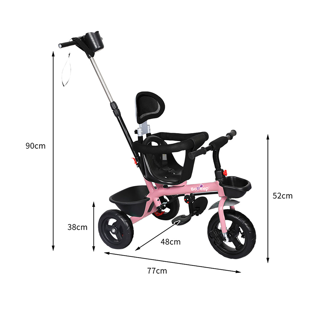 Kids Tricycle Ride On Trike Toddler - Pink