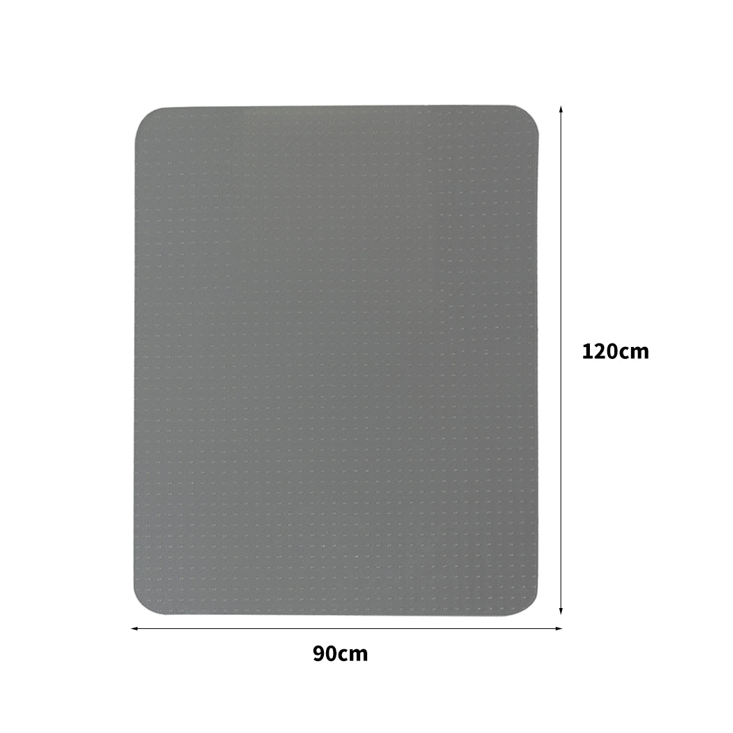Esther 120x90 Home Office Chair Mat Room Computer Work Floor Protectors - Black