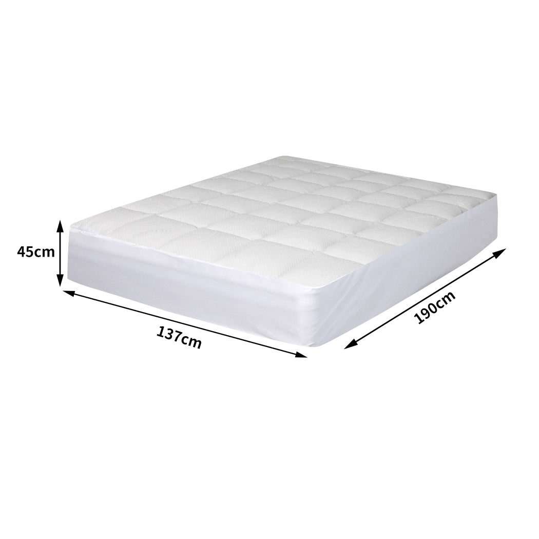 Double Dreamz Mattress Protector Luxury Topper