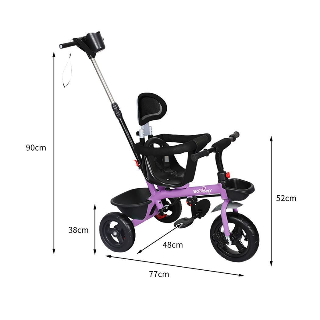 Kids Tricycle Ride On Trike Toddler - Purple