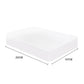 KING SINGLE Mattress Protector Fitted Sheet - White