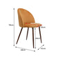 Cade Set of 2 Dining Chairs Seat Velvet French Provincial Kitchen Lounge - Mustard