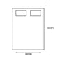 Double Dreamz Bamboo Pillowtop Mattress Topper