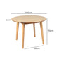 Dining Table Round Rubberwood Base 100cm - Natural