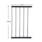 Baby Kids Safety Security Gate Stair Barrier Doors Extension Panels 45cm Black