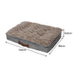 XLarge Dog Beds Calming Warm Soft Plush Comfy - Khaki