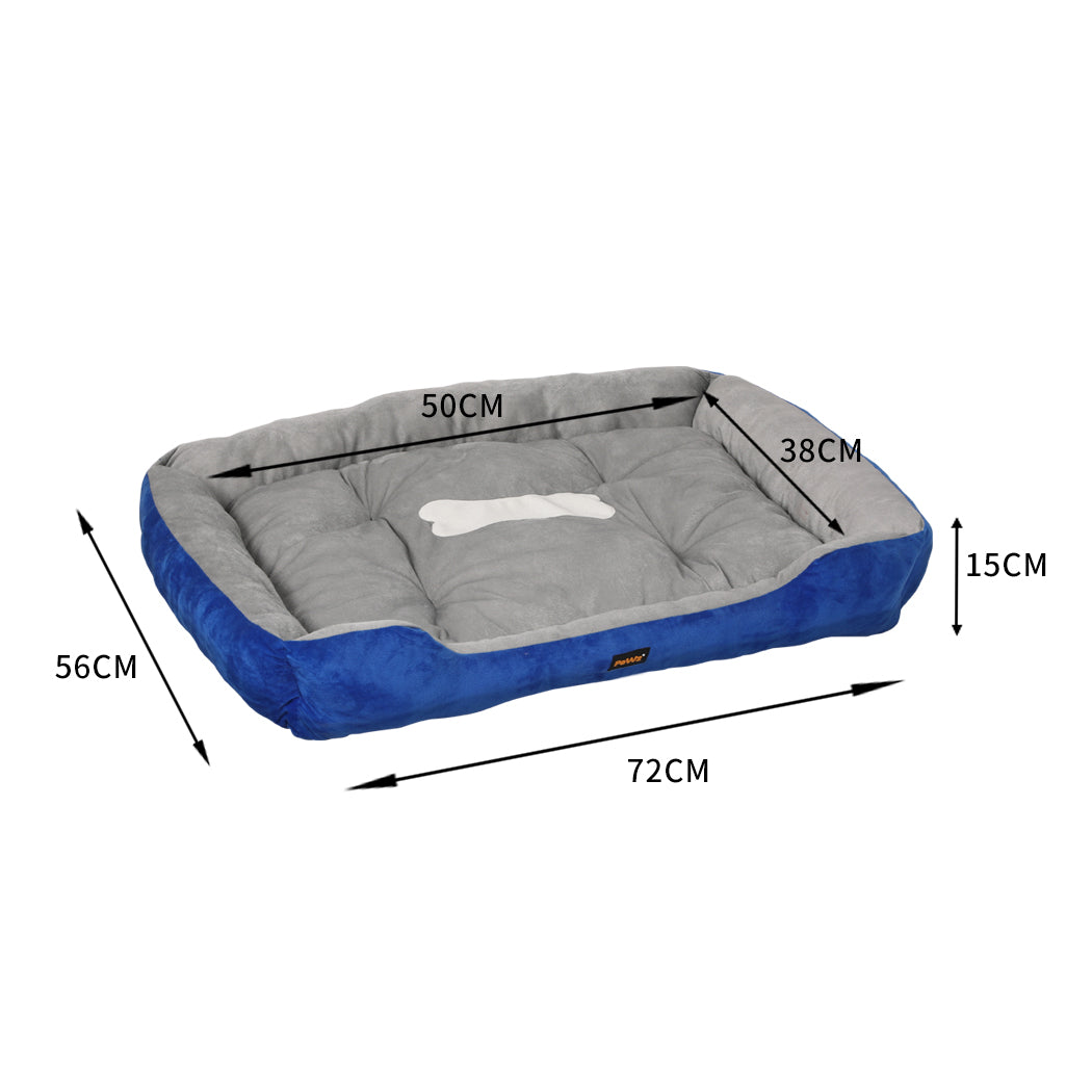MEDIUM Dog Beds Pet Mattress Bedding - Navy