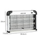 16W Electric Aluminium Insect Killer Mosquito Pest Fly Bug Zapper Catcher Trap