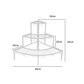 Set of 2 Levede Plant Stand Outdoor Indoor Garden Metal 3 Tier Planter Corner Shelf
