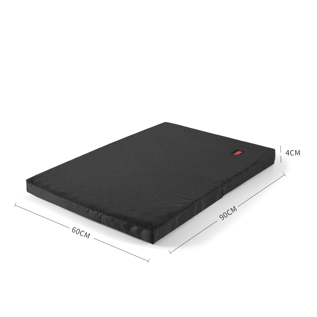 LARGE Dog Beds Pet Foldable - Black