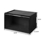 LED Voice Sneaker Display Case Lighted Shoe Storage Boxes Magnetic Black