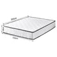 Placid Bed & Mattress Package with 20cm Mattress - Black & Wood Queen