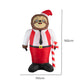 Sloth 1.8M Christmas Inflatable Sloth Xmas Party Decoration LED Lights Outdoor