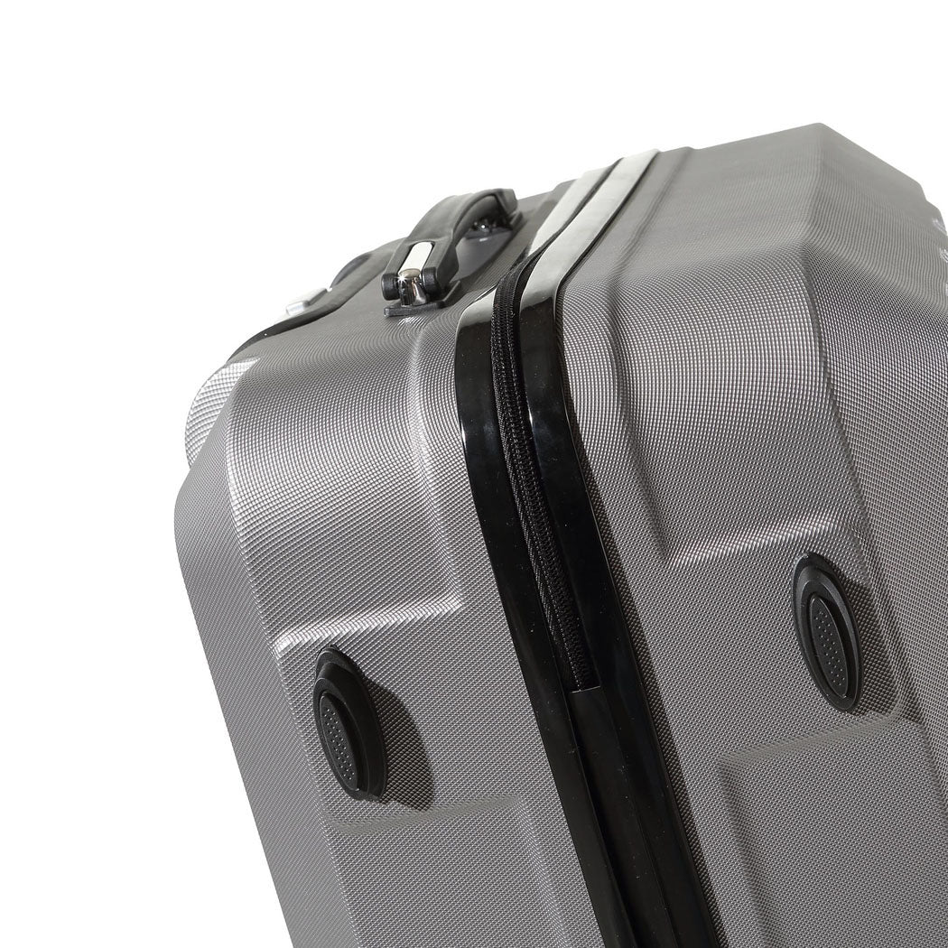 Set of 3 20" 24" 28" Luggage Sets - Dark Grey