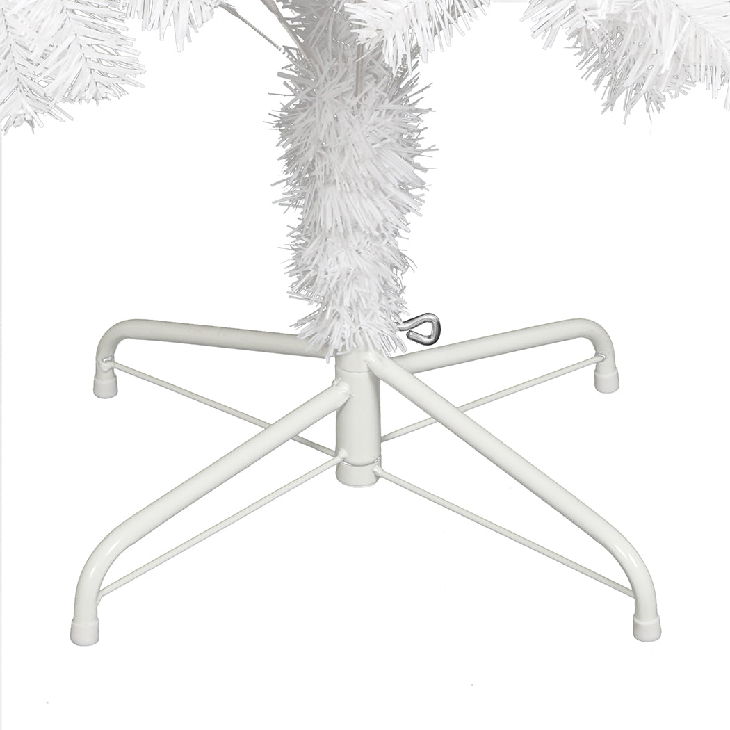 6ft 1.8m 670 Tips White Christmas Tree
