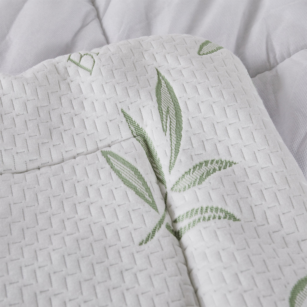 Double Dreamz Bamboo Pillowtop Mattress Topper