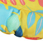 LARGE Dog Beds Pet Cool Gel Mat Bolster - Yellow