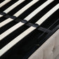 Syke Gas Lift Bed Frame Fabric Base with Storage - Beige Double