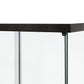 164cm Glass Display Cabinet 2 Doors