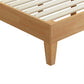 Naomi Rubberwood Bed Frame - Natural Double