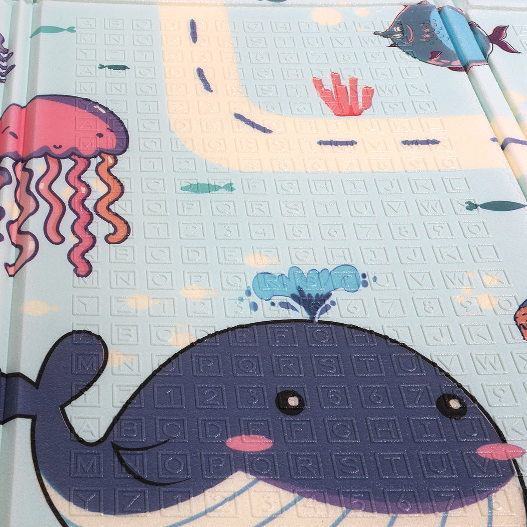 BoPeep Kids Play Mat Baby Crawling Pad Floor Foldable XPE Foam Non-slip Star