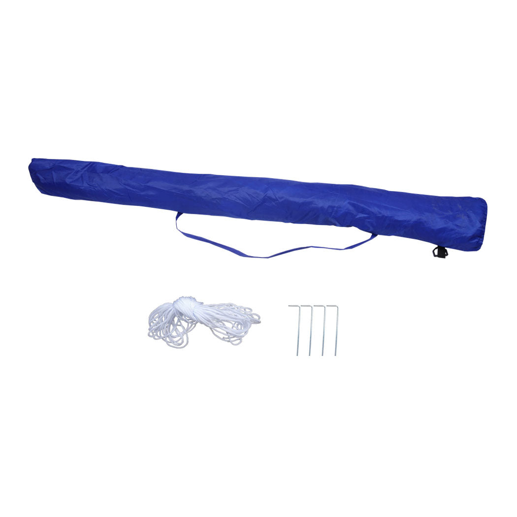 Mountview Beach Umbrella Outdoor Umbrellas Blue 2.33M