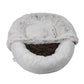 MEDIUM Dog Beds Pet Donut Nest Calming - Coffee