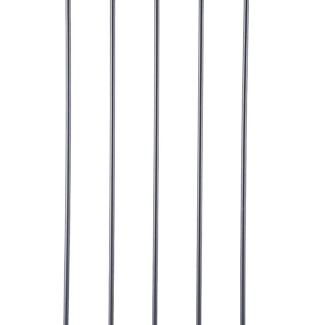 Baby Kids Safety Security Gate Stair Barrier Doors Extension Panels 45cm Black