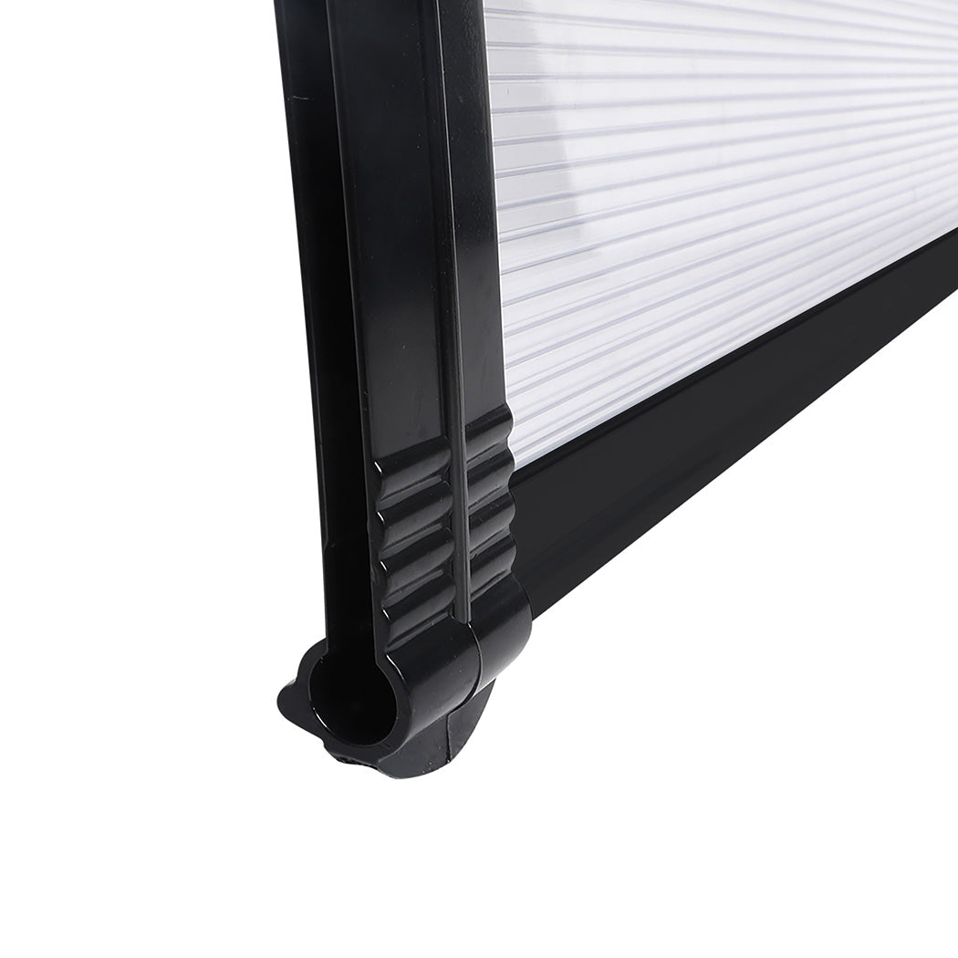 Mountview Window Door Awning Outdoor 1M x 1.2M Transparent 1x1.2M