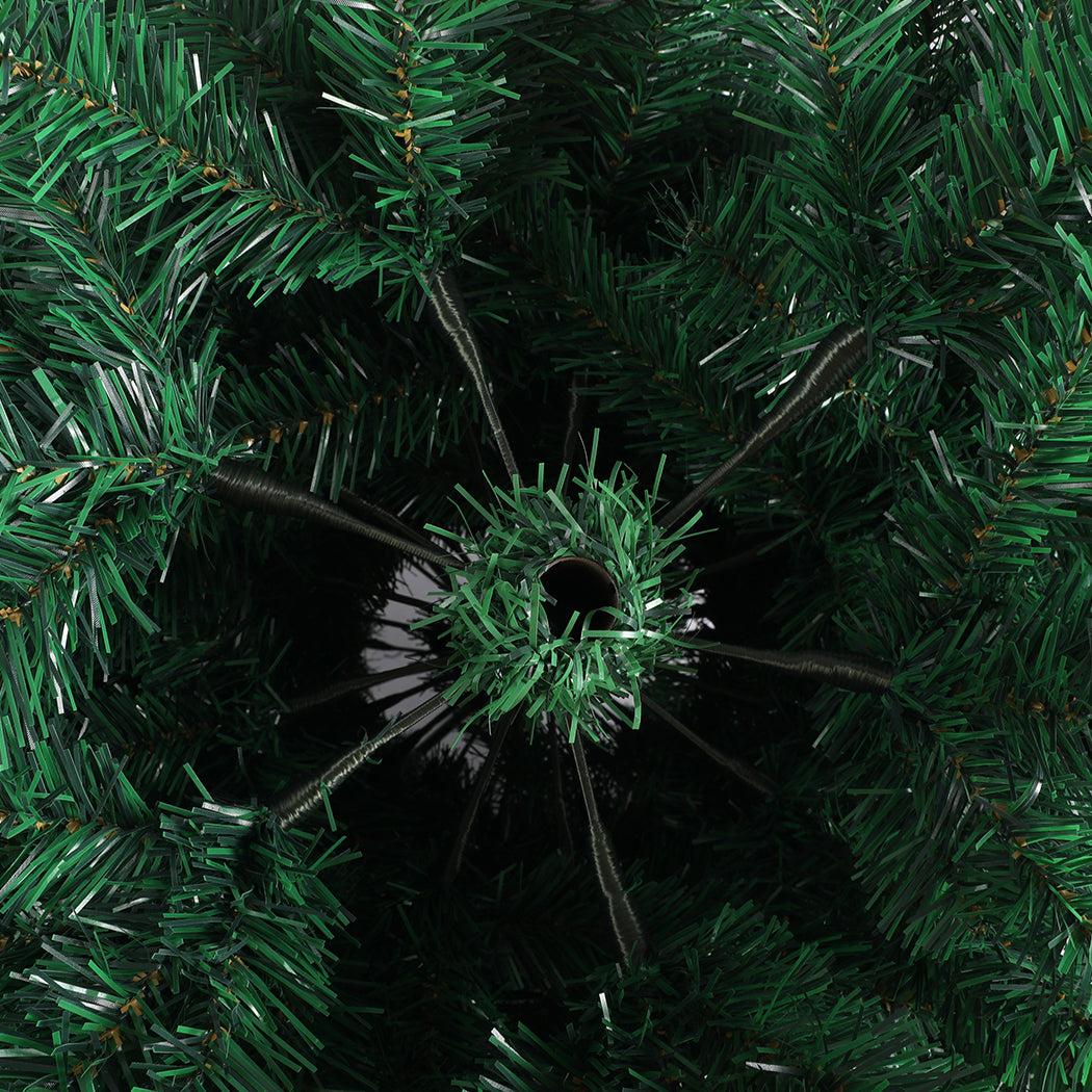 6ft 1.8m 874 Tips Christmas Tree Xmas Home Garden Decor Warm with String Lights