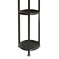 Plant Stand Outdoor Indoor Flower Pots Rack Garden Shelf Black 120CM