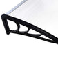 Mountview Window Door Awning Outdoor 1M x 6M Transparent 1x6M