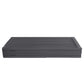 Wooden Pet Gate Dog Fence Retractable Barrier Portable Door 4 Panel Grey