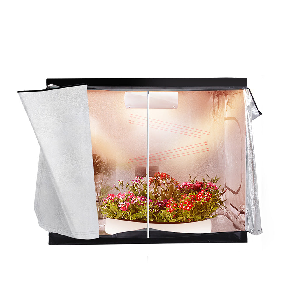 Garden Hydroponics Grow Room Tent Reflective Aluminum Oxford Cloth 140x140cm