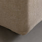 Syke Gas Lift Bed Frame Fabric Base with Storage - Beige Double