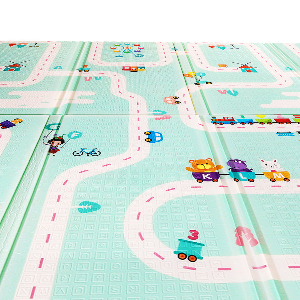Kids Play Mat Baby Crawling Pad Jungle Floor Foldable XPE Foam Non-slip Carpet