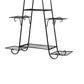 Outdoor Indoor Metal Plant Stand Flower Pots Rack Garden Corner Shelf
