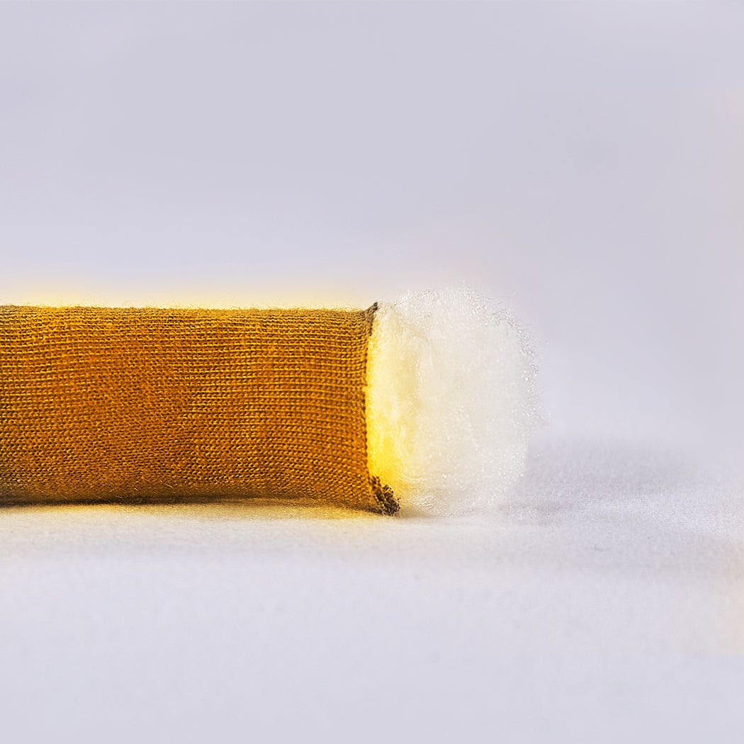 Whimsy Weighted Soft Blanket Knitted Chunky Bulky Knit 3KG - Yellow