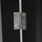 4 Panels Wooden Pet Gate Dog Fence Safety Stair Barrier Security Door Black